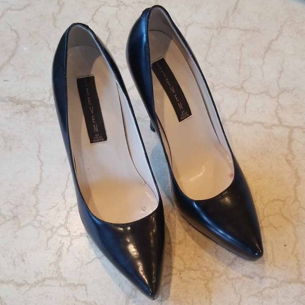 Steve Madden Leather High Healed Shoes